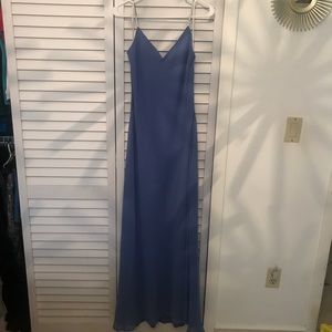 Light blue prom dress with matching scarf